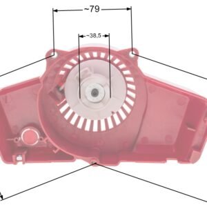 starterio komplektas tinkantis trimeriams WLBC 580 HARDER