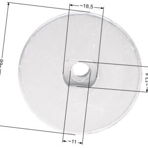 vejapjovės peilio laikiklis tinkantis vejapjovėms CASTEL GARDEN TC42/TC122